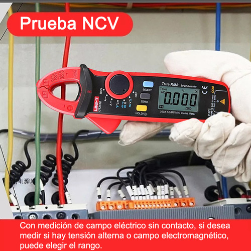 Pinza Amperimétrica Digital De Alta Precisión Ut210d Uni-t