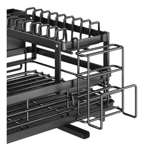 Estante Para Platos De 2 Niveles, Estante Multiusos Para