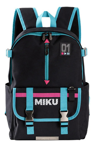 Mochila Escolar De Anime Hatsune Miku De 45x30cm