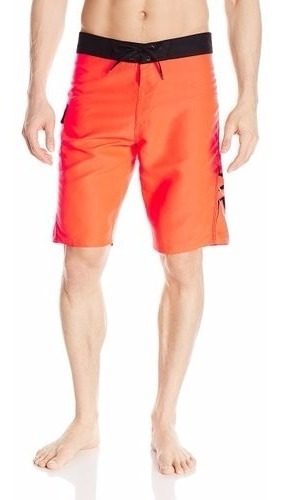 Imagen 2 de 6 de Short Bermuda Pantaloneta Fox Naranja Talla 32 Original Surf