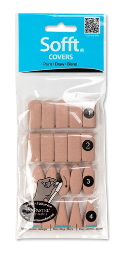 Repueto Esponjas Para Pinceles Panpastel Artist  40 Pack