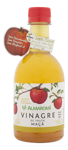 Vinagre de Maçã Almaromi Frasco 400ml