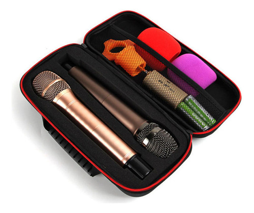 Estuche De Almacenamiento De Micrófono Estuche Rígido De