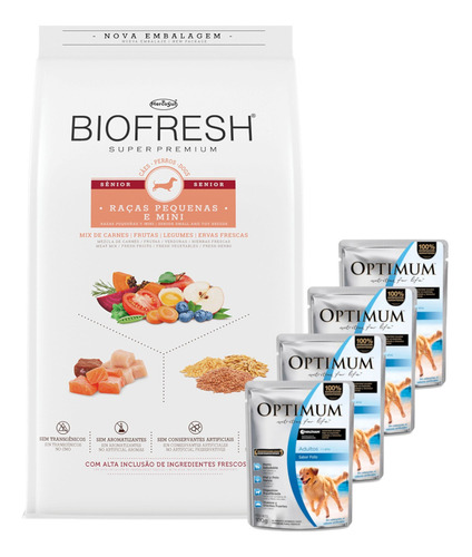 Biofresh Senior Raza Pequeña 10 Kg + Promo!!