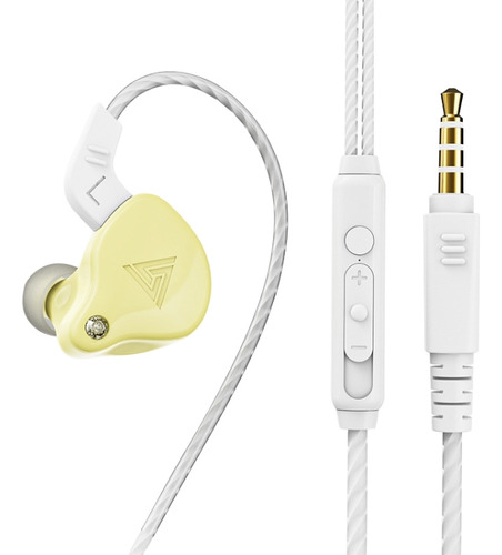 Audífonos Intraurales Qkz Ak6-x De 3.5 Mm Con Control De C