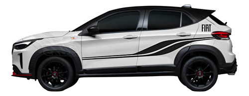 Calcos Fiat Pulse Avant Franjas Black