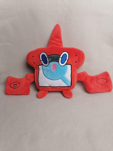 Peluche Original Rotom Pokedex Pokemon Tomy 27x35cm.