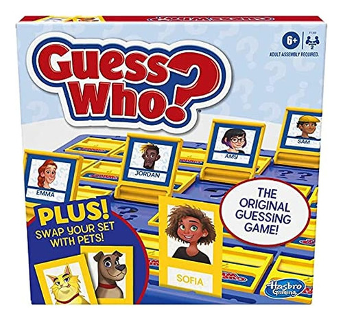 Juego De Mesa Guess Who? Con Tarjetas Hasbro Multicolor ;o