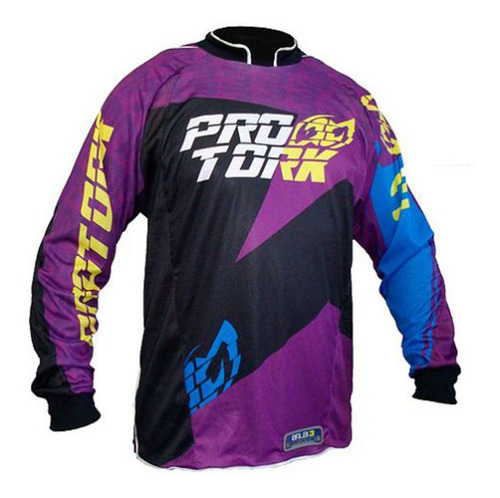 Buzo Moto Cross Balbi Viol/azul (g)