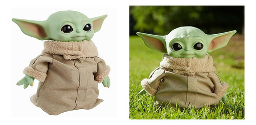 Baby Yoda Con Sonido Real Con Mochila Articulada F