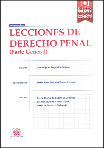 Lecciones De Derecho Penal (parte General) ( Libro Nuevo Y 