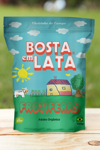 Imagem 2 de 2 de Fertilizante Orgânico Bosta Em Lata Frutíferas Zip - 300 G