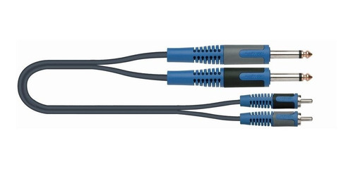 Cable De Audio Quiklok 2 Plug A 2 Rca De 1m