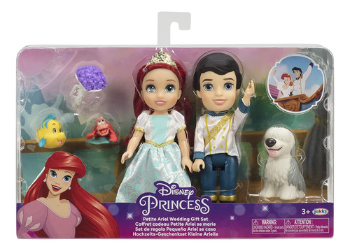 Disney Princess Ariel Doll Petite Juego De Regalo De Boda