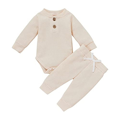 Ropa Para Bebe Cojunto De 2 Piezas Beige Talla 12-18 Meses