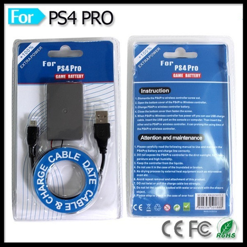 Bateria Play 4 Pro 3.7v 2000mah Cable Titan Belgrano