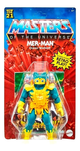 He-man Masters Of The Universe Mer-man De Colección Enviogr (Usado)
