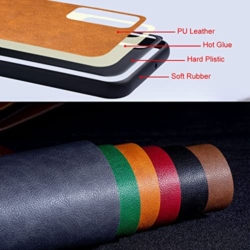 Funda Para Galaxy Z Fold 4 Orange Piel Sintetica
