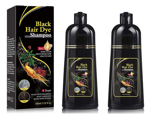 Shampoo Rápido Com Cabelos Brancos A Pretos (2 Unidades)