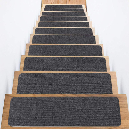 Alfombras Antideslizante Adhesivas P/escaleras 19x76cm 15un