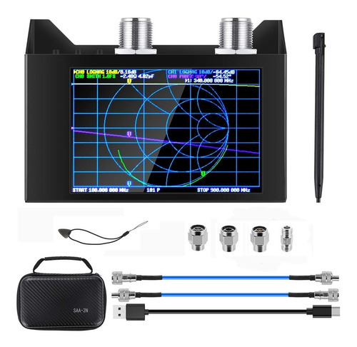 Analizador Antenas Redes Red Vectorial 50khz 3ghz Nanovna V2