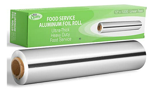 Rollo De Papel De Aluminio Para Servicio De Alimentos (12 Pu