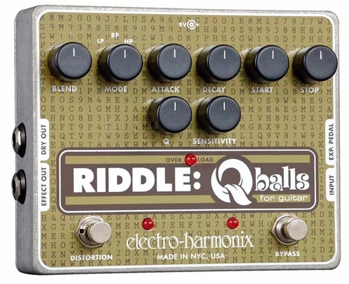 Pedal Electro Harmonix Riddle Q Balls Envelope Filter Guitar