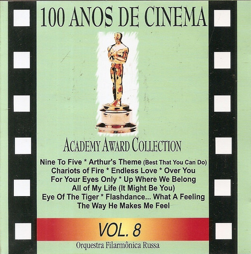 Cd Orquestra Filarmônica Russa - 100 Anos De Cinema Vol. 8