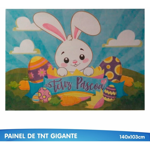 Imagem 4 de 10 de Kit Festa Fácil Feliz Páscoa Do Coelho - Decoração Divertida