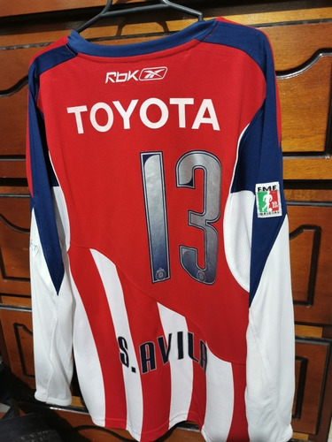 Jersey Chivas Reebok Sergio Gaucho Avila Manga Larga M