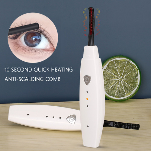Rizador De Pestañas Eléctrico Con Calefacción Usb Blanco, Re