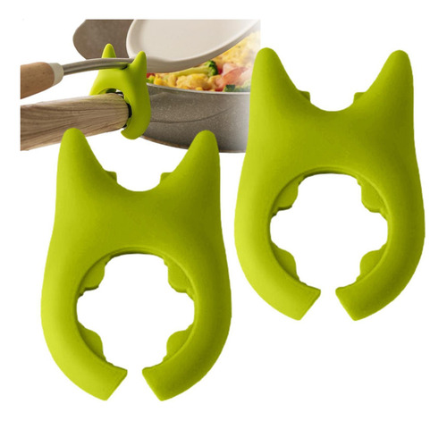 Spoon Rest On Pot, 2 Unidades, Reposacucharas De Silicona Y