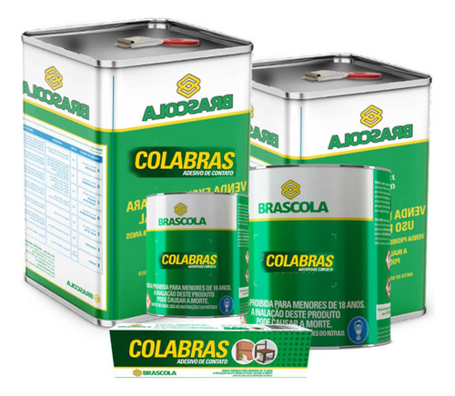 Cola De Contato 14kg Madeira E Para Grama Sintética galão Cor Amarelo