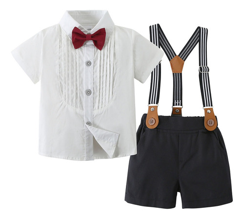 Trajes Formales Para Niños Pequeños, Conjunto De Camisa, Pan
