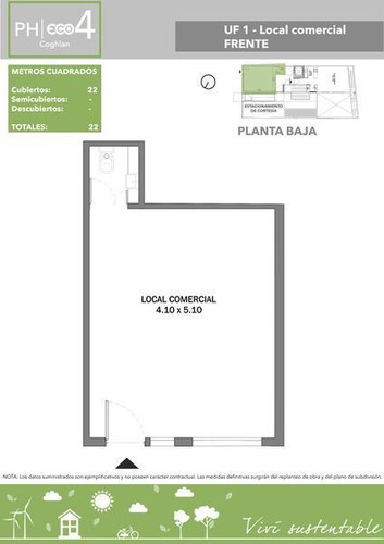 Imagen 2 de 7 de Local Comercial Al Frente Con Toilette - Coghlan