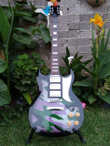 Guitarra Electrica Sg Custom  Purple Camouflage 