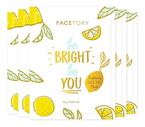 ~? Facetory Be Bright Be You Illuminating Foil Sheet Mask Wi