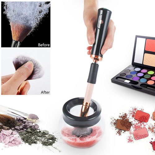 Limpiador De Brochas De Maquillaje Cepillo Eléctrico Limpio