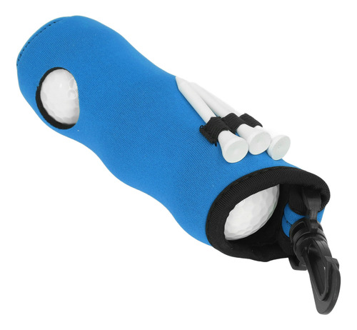 Estuche De Neopreno Para Llevar Pelotas Y Soporte Tee, Azul