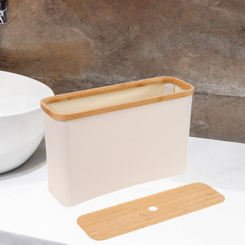 Accesorios De La Cesta Del Beige Con Tapa 45x15x28cm
