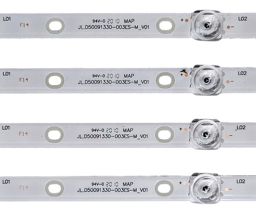 Dt Kit De Leds Para 50h6f 50r6e 50r6000fm 4 Tiras Con 9 Leds