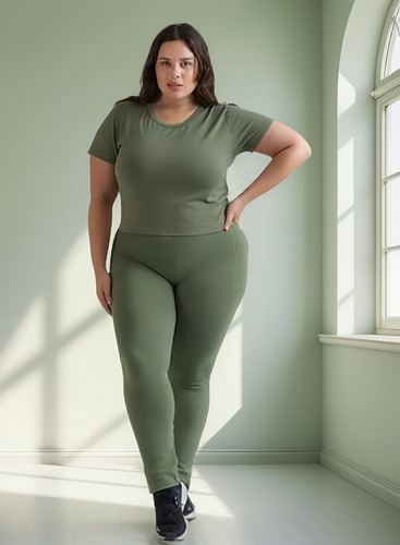 Calza Recta Shakti Con Bolsillo Yoga Mora 2036