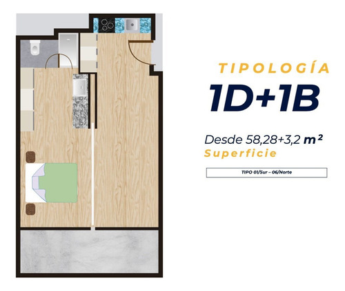 Aarriendo De 1d+1b Metro Principe De Gales