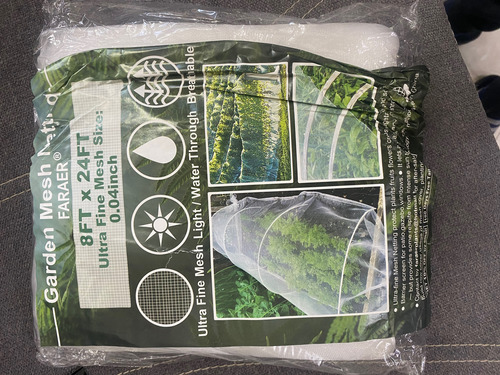 Malla Ultra Fina Para Jardín, Faraer 8'x24' Protección