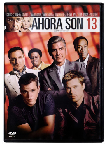 Ahora Son 13 Trece Oceans George Clooney Pelicula Dvd