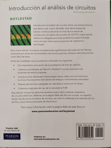Introducción Al Análisis De Circuitos / Boylestad