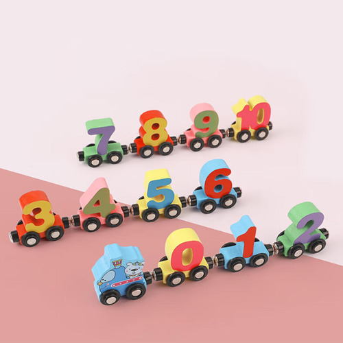 10x Building Blocks Number Train Set Figura Montessori Math