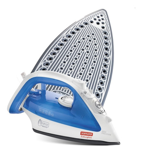 Plancha Vapor Samurai Azul Easygliss Durilium Nuevo Original