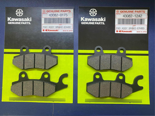 Balatas De Freno Kawasaki Ninja 400 Z400 Abs Original Nuevas