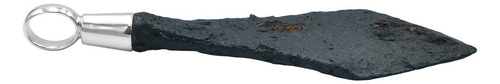 Dije Con Punta De Flecha Antigua Vikingo (800-1100 D. C.) Color Negro
